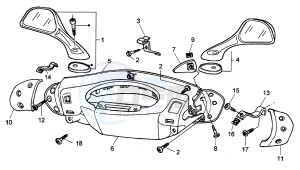 Hexagon 250 GT (5791881) 5791881 drawing Handlebar cover