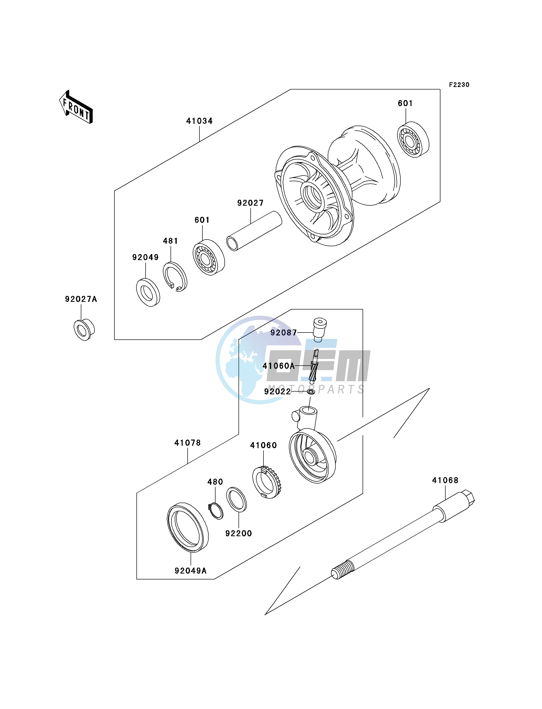 FRONT HUB