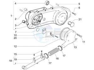 NRG 50 power Pure jet drawing Crankcase cover - Crankcase cooling