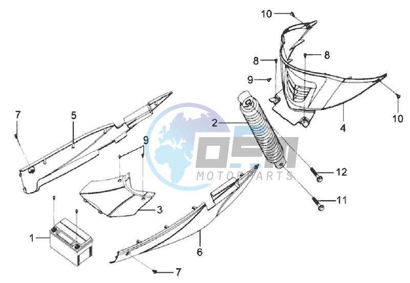 REAR SUSPENSION - COWLING