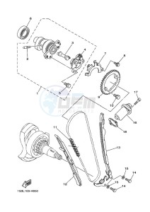 YFM700R (BCX9) drawing CAMSHAFT & CHAIN