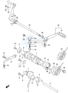 GS500 (P19) drawing GEAR SHIFTING