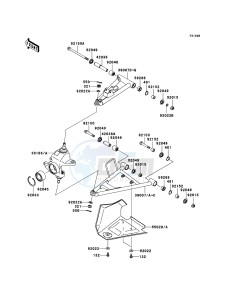 KVF750 4x4 KVF750A6F EU GB drawing Front Suspension(EU,UK)