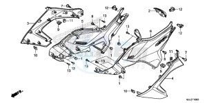 NC700XDE NC700XD 2ED - (2ED) drawing SIDE COVER