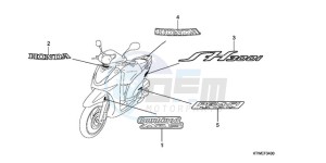 SH300AR9 Europe Direct - (ED / ABS) drawing MARK