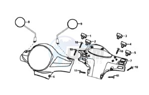 FIDDLE II 125S drawing FR  HANDLE COVER