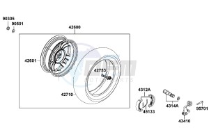 LIKE 50 Netherlands drawing Rear Wheel