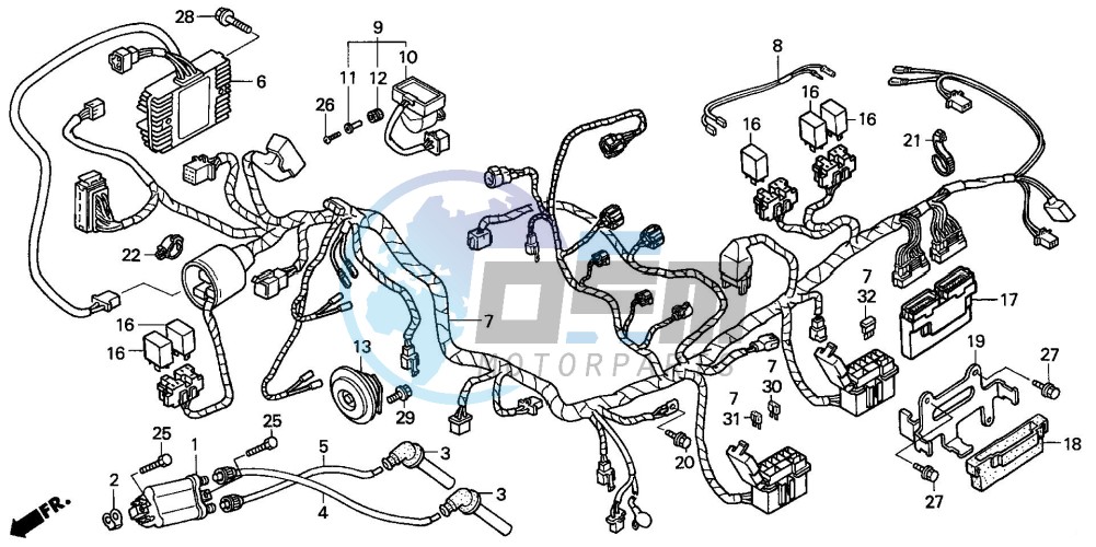 WIRE HARNESS (FJS600A3/A4/A5)