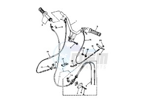 CT SS 50 drawing STEERING HANDLE -CABLE