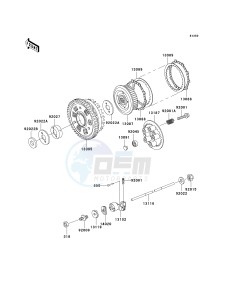 KZ 1000 P [POLICE 1000] (P20-P24) [POLICE 1000] drawing CLUTCH