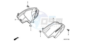 CB600F39 Spain - (SP / ST 25K) drawing SIDE COVER