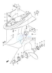 DF 115 drawing Gear Case