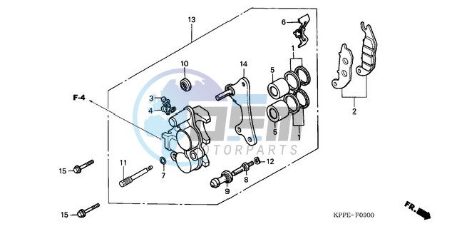 FRONT BRAKE CALIPER