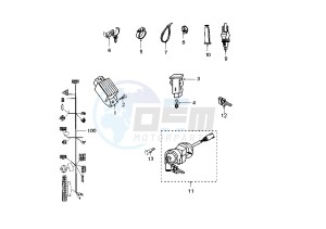 LUDIX 10 ONE - 50 cc drawing ELECTRICAL DEVICES