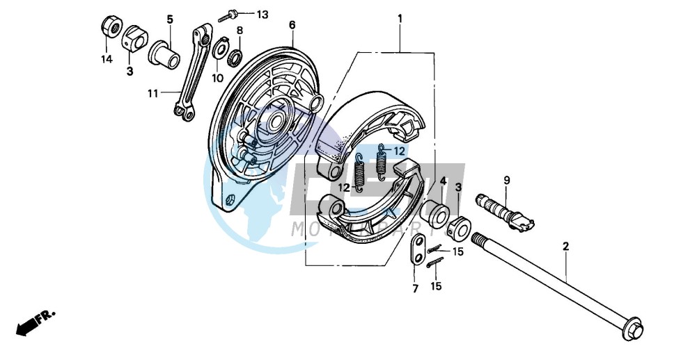 REAR BRAKE PANEL