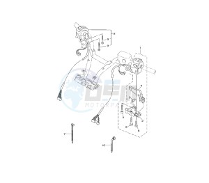 XP T-MAX ABS SV 500 drawing HANDLE SWITCH AND LEVER