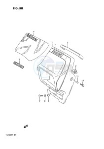 TS200R (E4) drawing HEADLAMP COVER