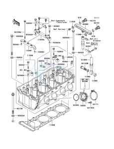 ZZR1200 ZX1200-C4H XX (EU ME A(FRICA) drawing Cylinder Head