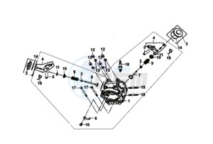 MIO 50I 25KMH (L8) NL EURO4 drawing CYLINDER HEAD KPL.