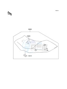 ER-6n ABS ER650DBF XX (EU ME A(FRICA) drawing Seat