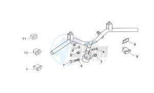 SR 50 IE-Carburatore 50 drawing Handlebar - Buttons