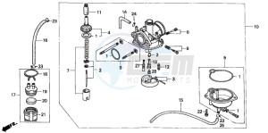 SH75 drawing CARBURETOR