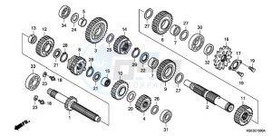 CRF150R9 Europe Direct - (ED) drawing TRANSMISSION