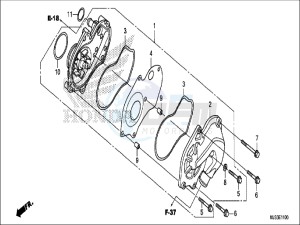 NC750JH Europe Direct - (ED) drawing WATER PUMP