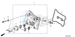 FJS600AB SilverWing ED drawing CYLINDER HEAD COVER