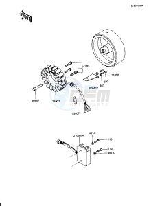 KZ 750 H [LTD] (H2-H4) [LTD] drawing GENERATOR_REGULATOR -- 81-83 H2_H3_H4- -