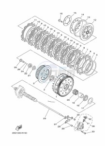 XT1200Z XT1200Z SUPER TENERE ABS (BP87) drawing CLUTCH