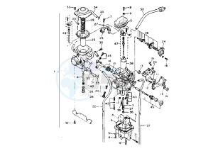 TT S 600 drawing CARBURETOR