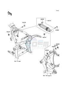 VN2000 CLASSIC VN2000H8F GB XX (EU ME A(FRICA) drawing Suspension/Shock Absorber