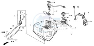 NES125 drawing FUEL TANK