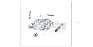 NES125 drawing REAR BASE CARRIER