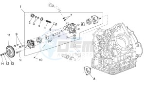 Griso V 8V 1200 drawing Oil pump