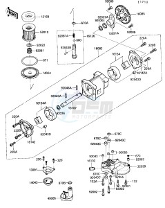 ZX 1000 B [NINJA ZX-10] (B3) [NINJA ZX-10] drawing OIL PUMP_OIL FILTER