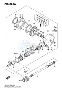 VZR1800BZ BOULEVARD EU drawing PROPELLER SHAFT_FINAL DRIVE GEAR