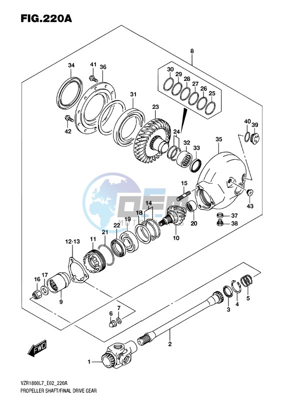 PROPELLER SHAFT_FINAL DRIVE GEAR