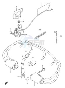 GSX600F (E2) Katana drawing ELECTRICAL