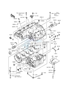 Z800 ABS ZR800DGF UF (UK FA) XX (EU ME A(FRICA) drawing Crankcase