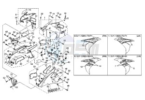 YZF R1 1000 drawing COWLING 2