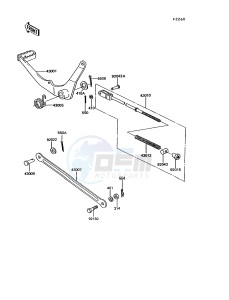 KE 100 B [KE100] (B11-B15) [KE100] drawing BRAKE PEDAL