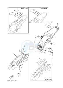 TT-R110E (5B6U 5B6V 5B6W 5B6W) drawing FENDER