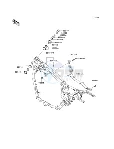 VN 1600 A [VULCAN 1600 CLASSIC] (A6F-A8FA) A8FA drawing FRAME