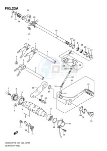 GSX650F (E3-E28) Katana drawing GEAR SHIFTING (MODEL K9 L0)