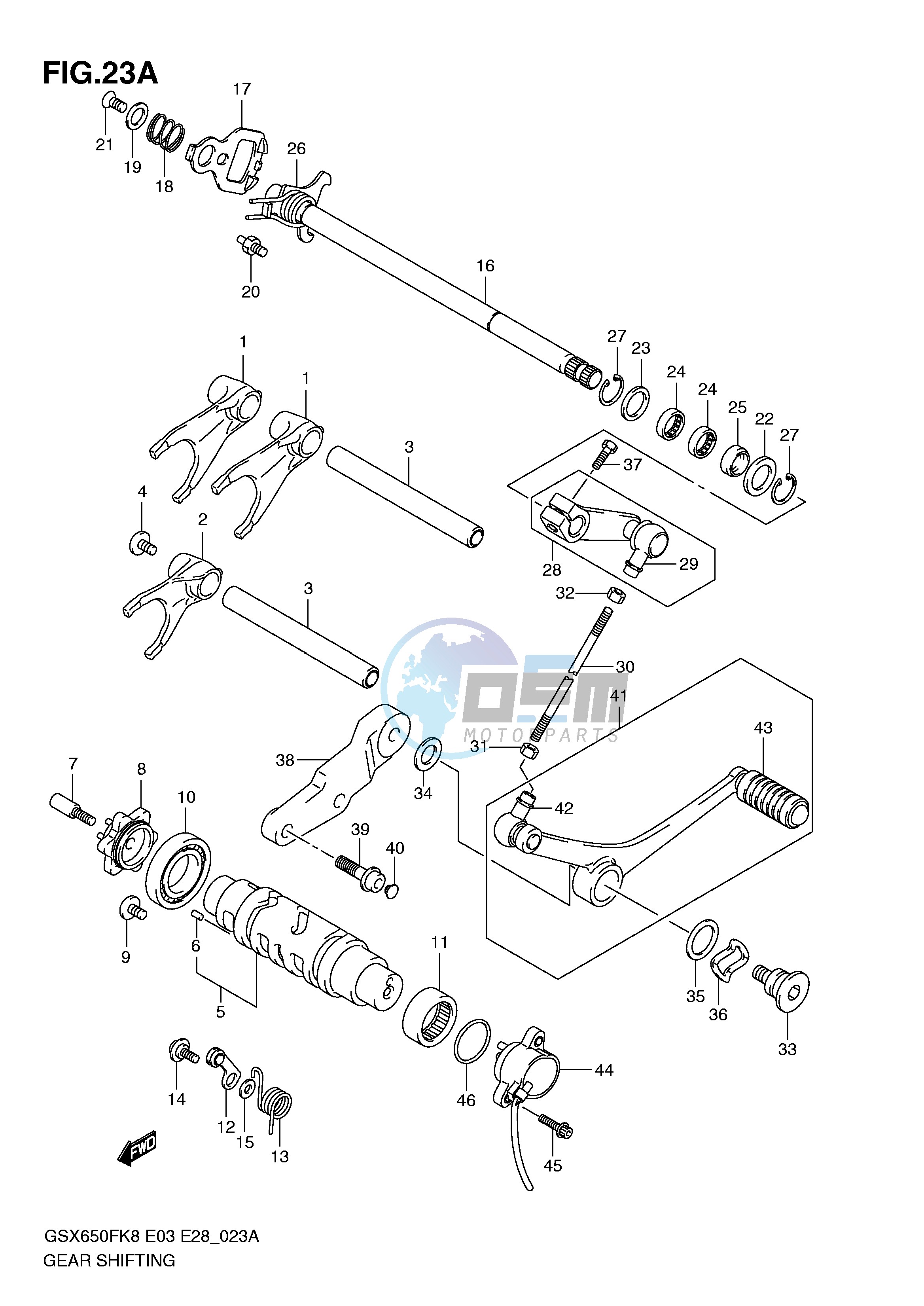 GEAR SHIFTING (MODEL K9 L0)