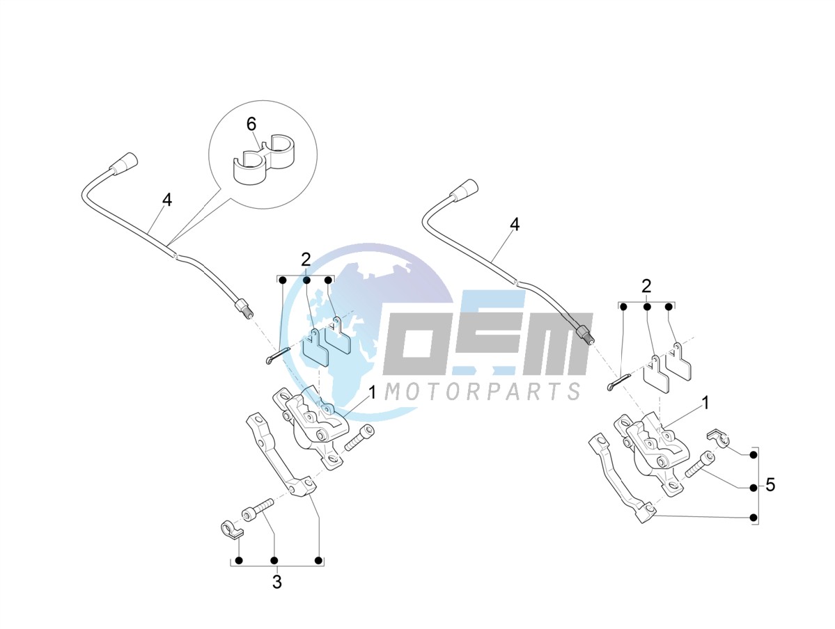 Brakes pipes - Calipers