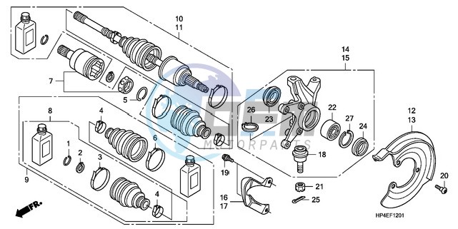 FRONT KNUCKLE (4WD)