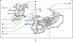 Typhoon 50 XR drawing Crankcase